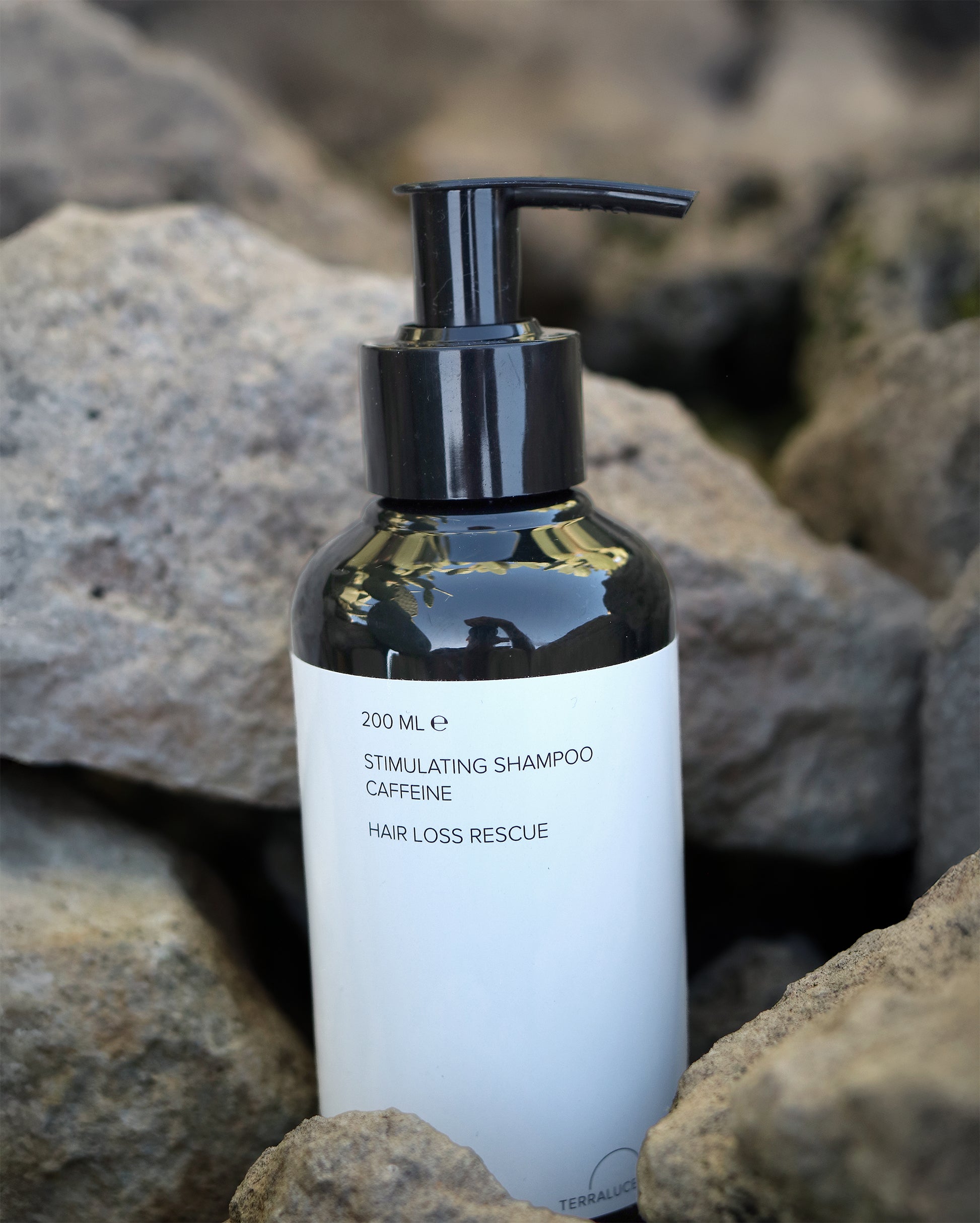 100% natuurlijke shampoo met cafeine