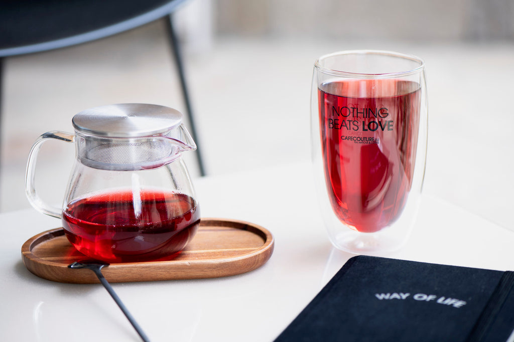 Glazen theepot met RVS filter (500 ml)