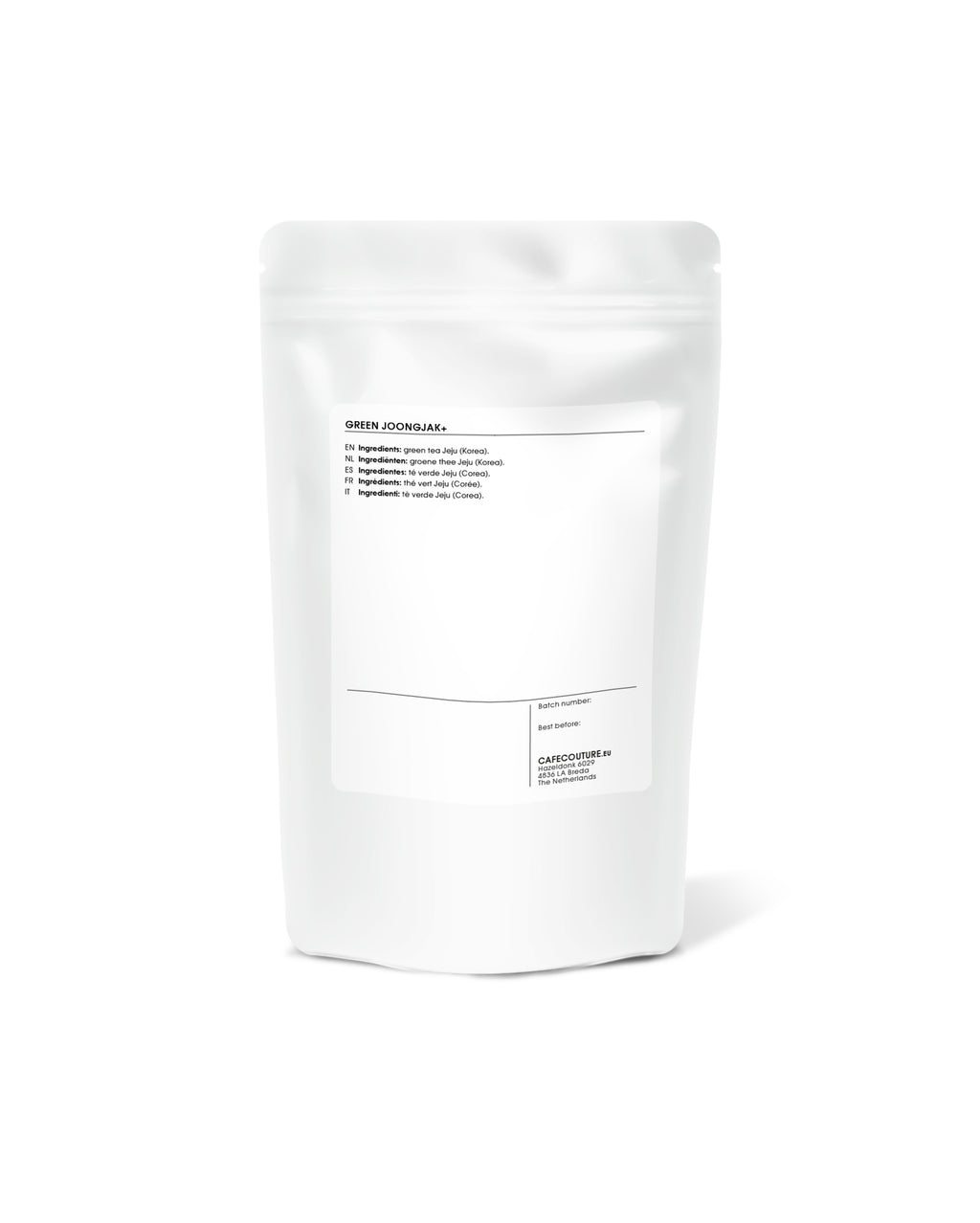 Green tea pyramids refill bags