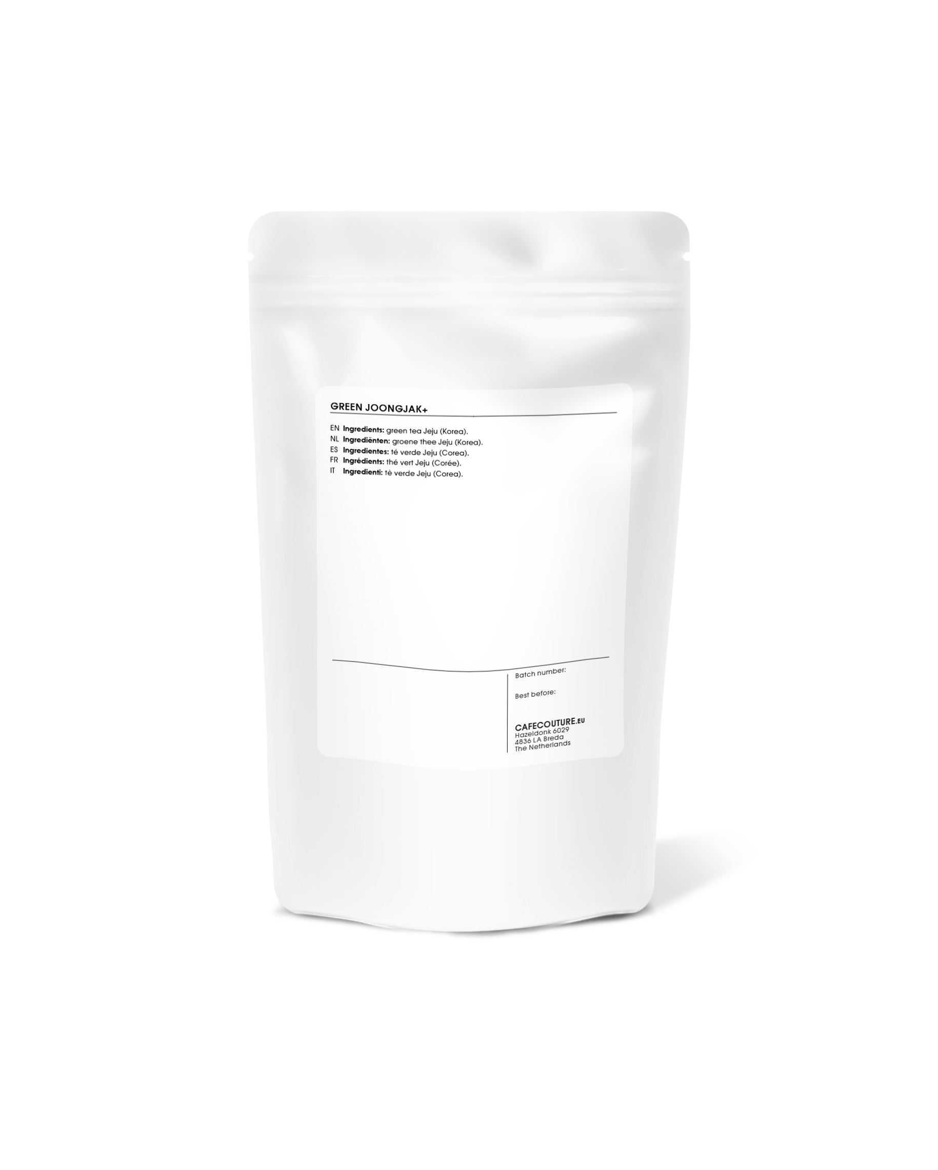 Green tea pyramids refill bags