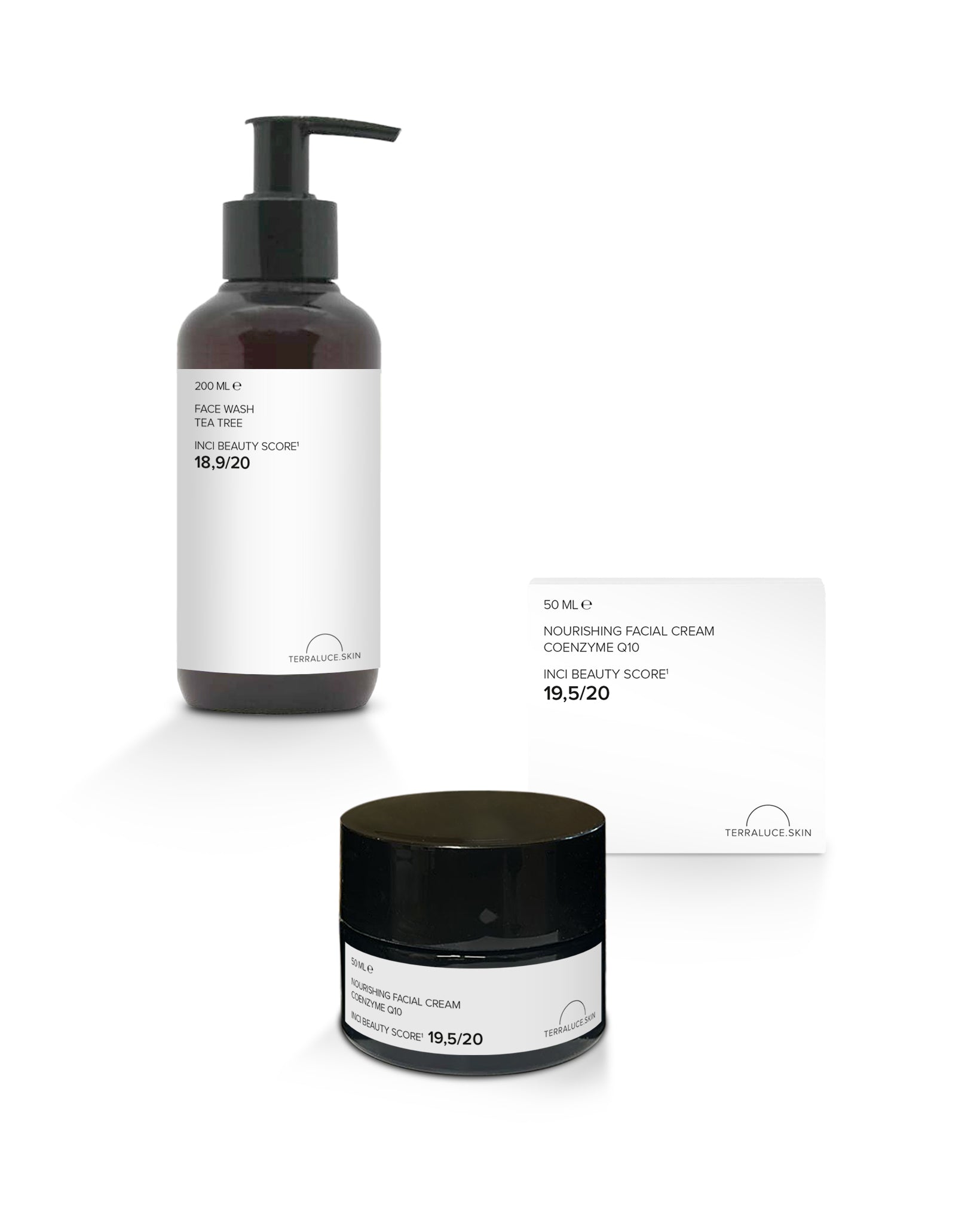 Luxe combi deal met tea tree face wash en q10 dag creme