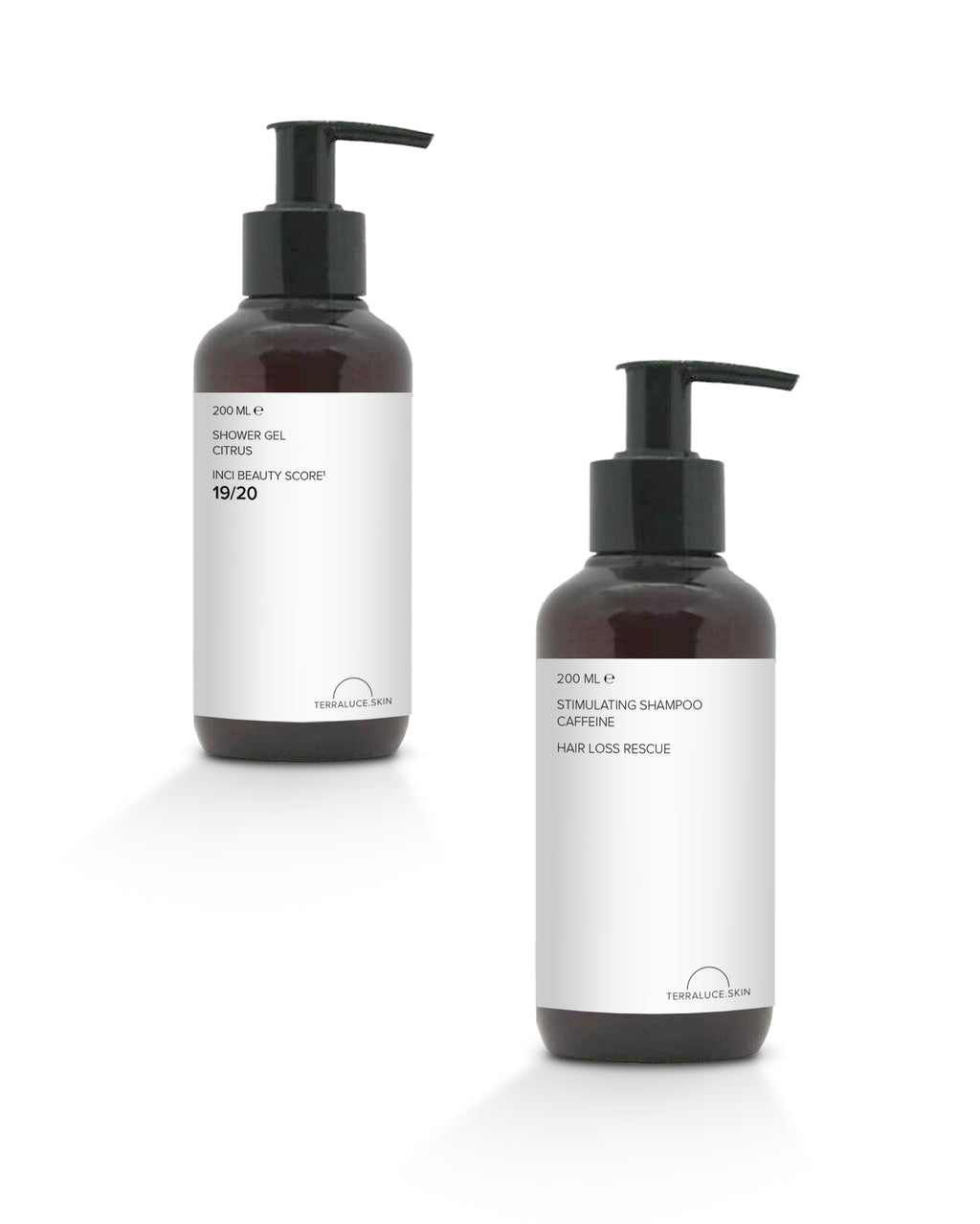 Luxe combi deal voor huid en haar met cafeine shampoo