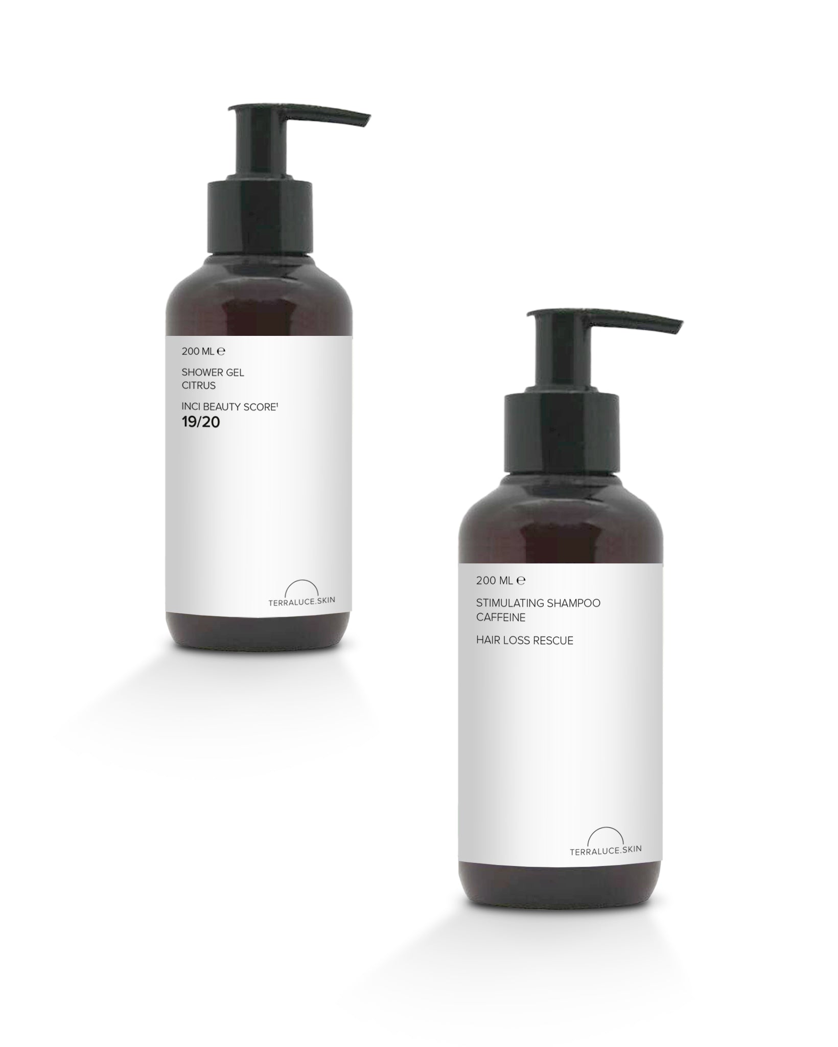 Luxe combi deal voor huid en haar met cafeine shampoo