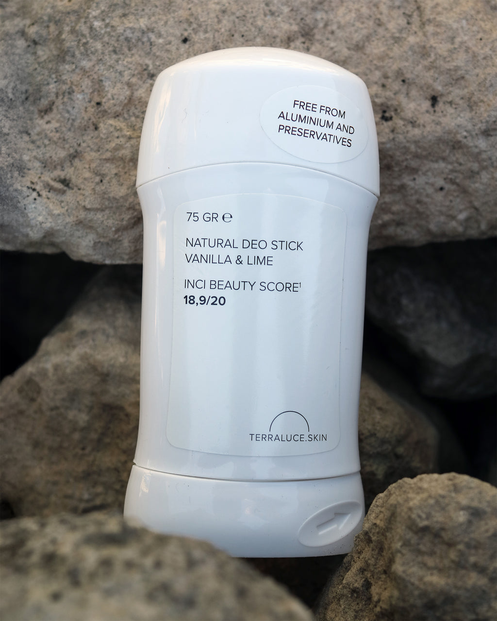 Natural Deo Stick met vanille limoen