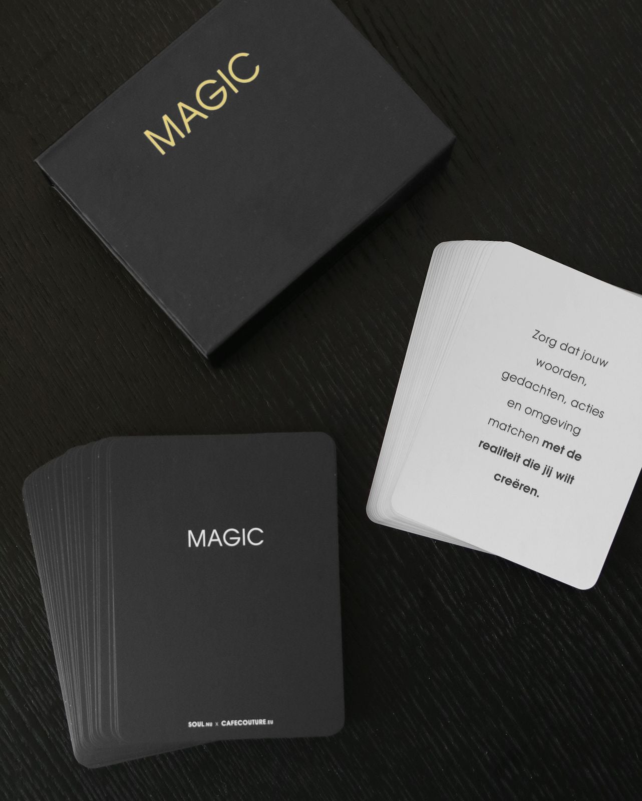 affirmatie kaarten met thema magie