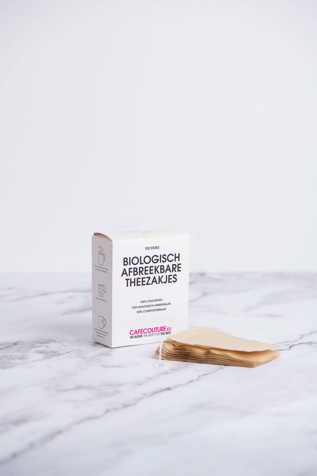 biologisch afbreekbare theefilter zakjes
