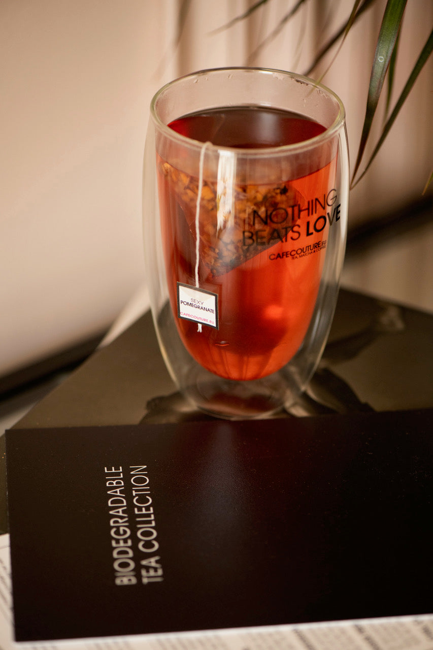 biologisch afbreekbare theezakjes met fruit thee