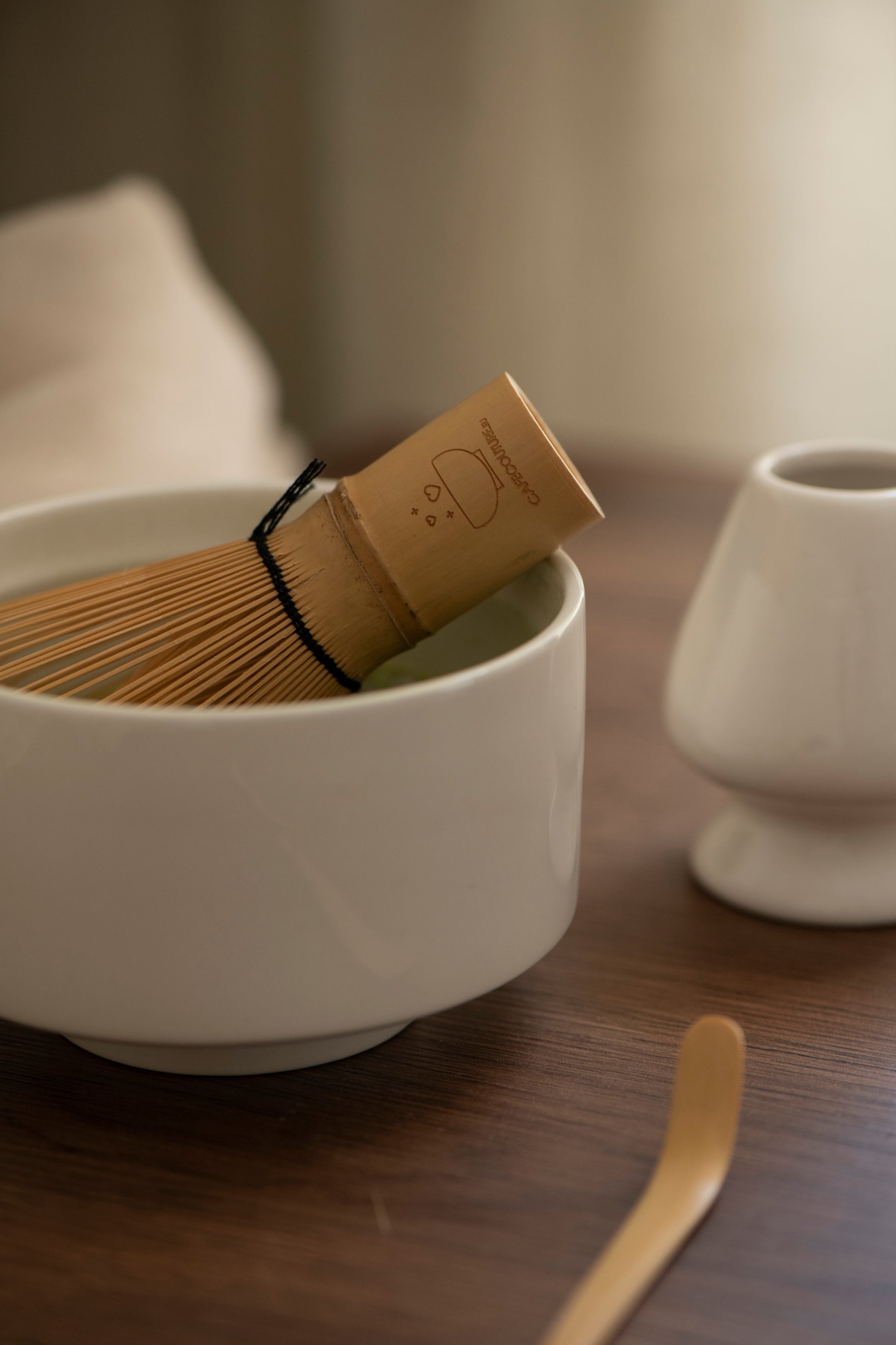 complete matcha set wit voor matcha thee