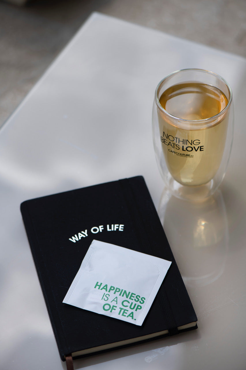 groene thee in enveloppes