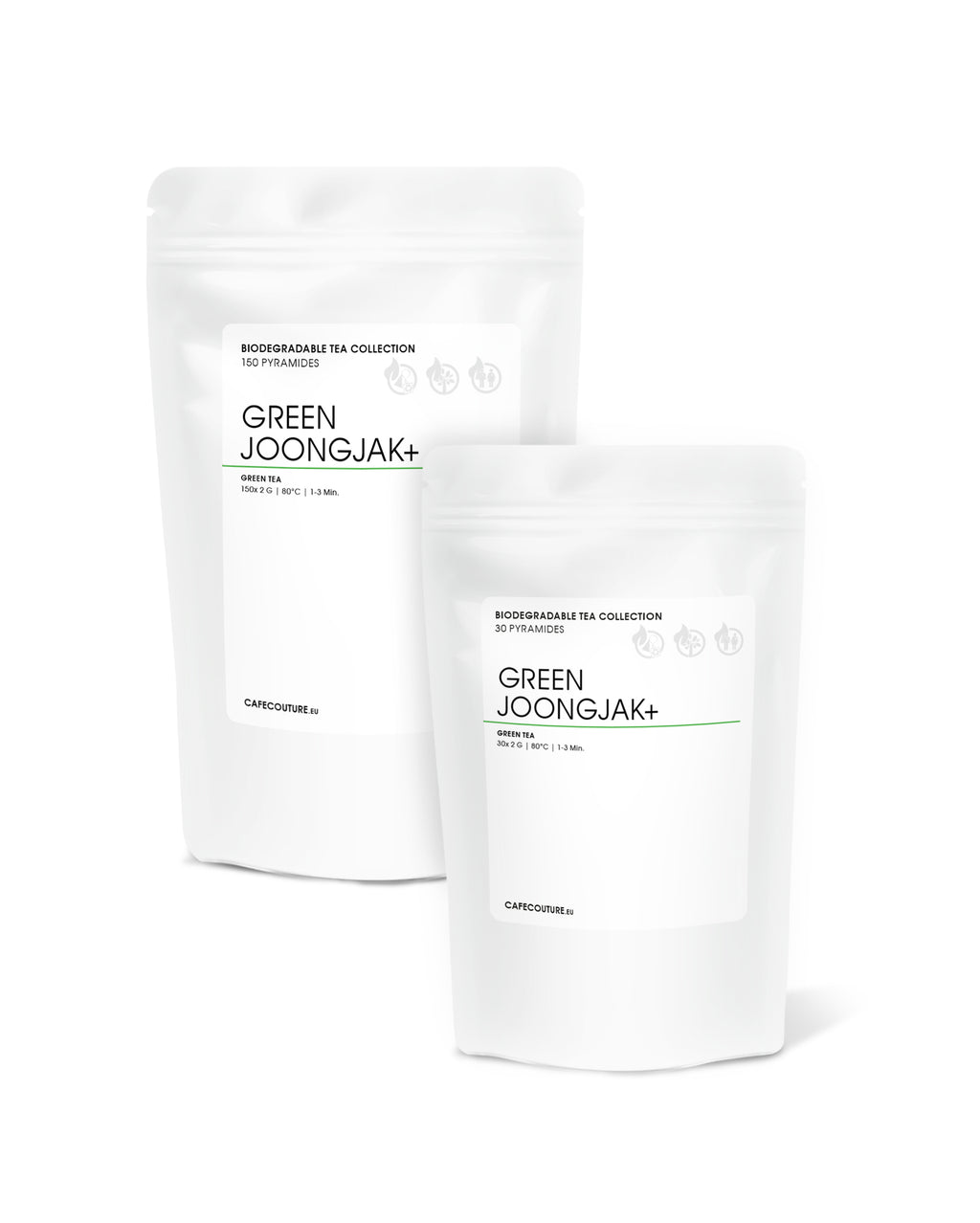 groene thee piramides navulzakken