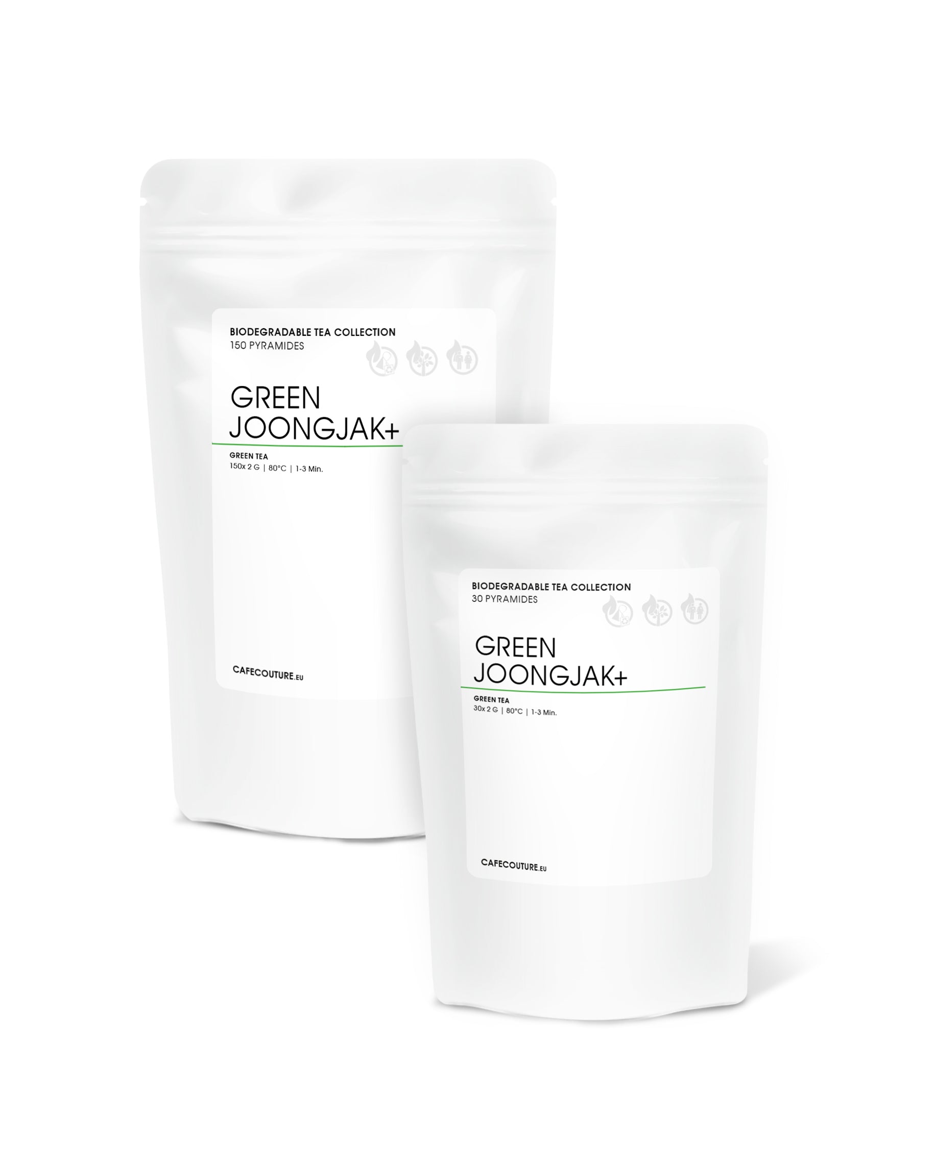 groene thee piramides navulzakken