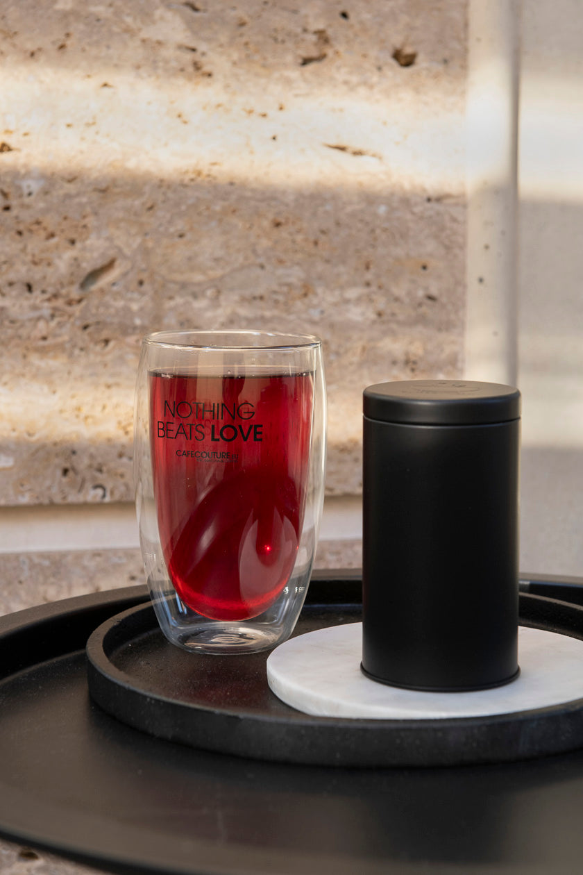 groot bewaarblik voor koffie en thee