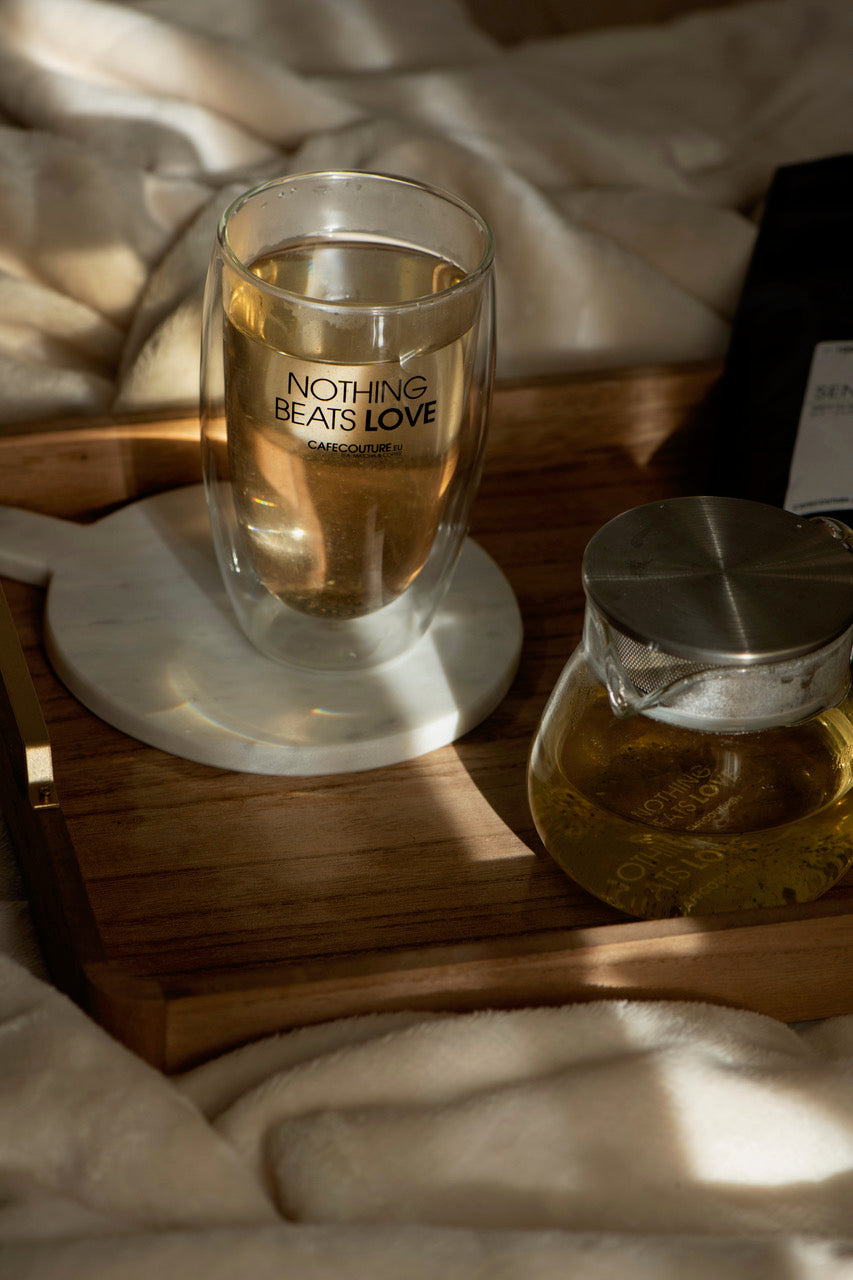 heerlijke groene thee met berries