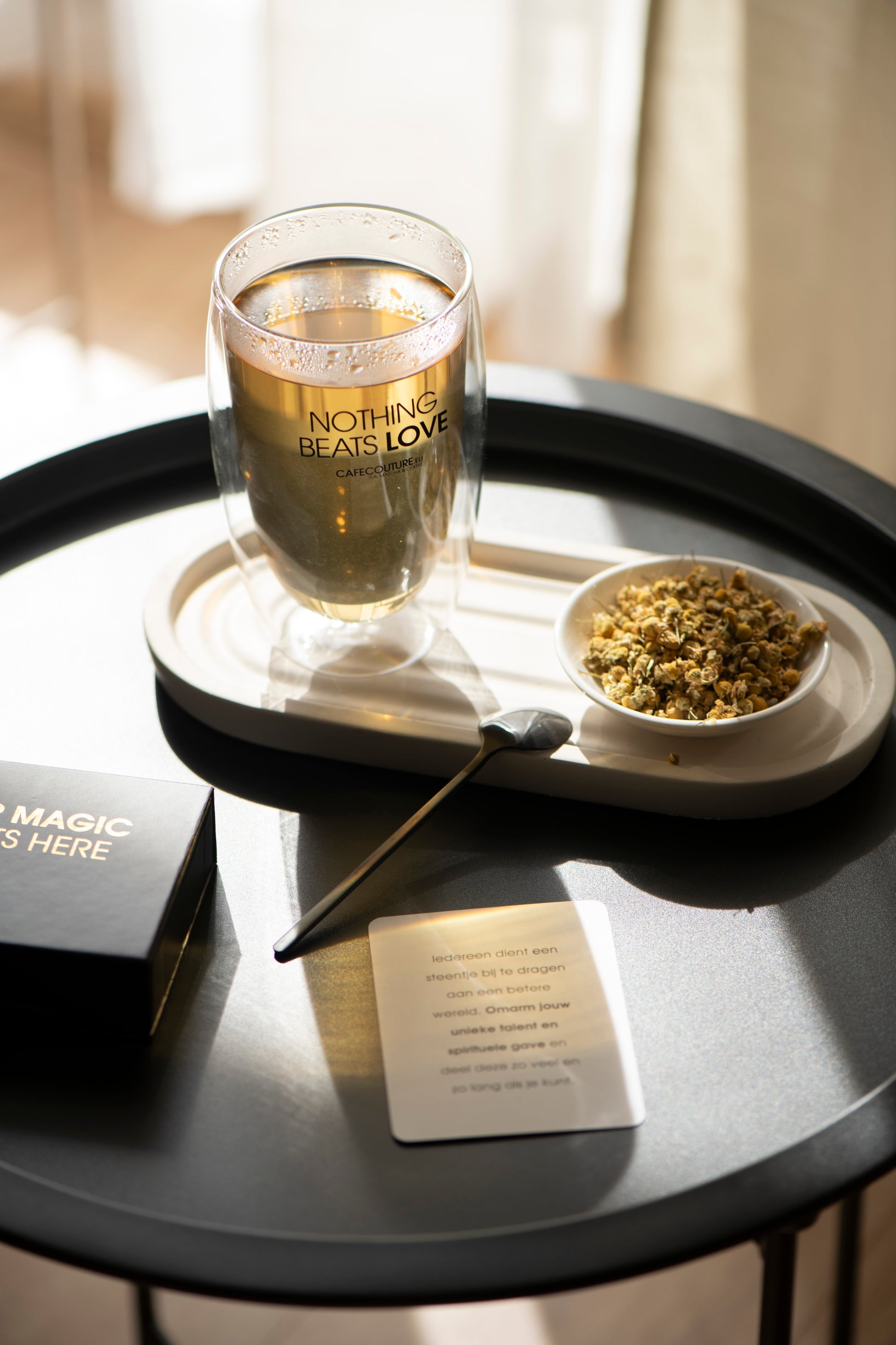 kamille losse thee infusie 