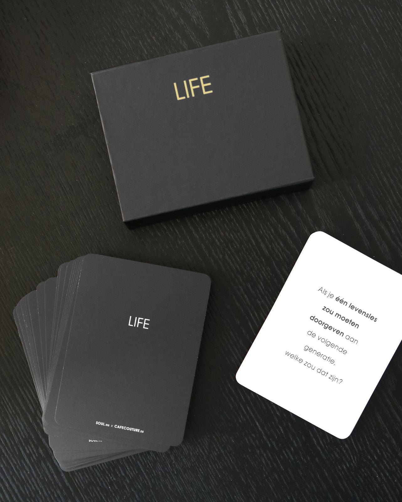 life affirmatie kaarten over levensvragen