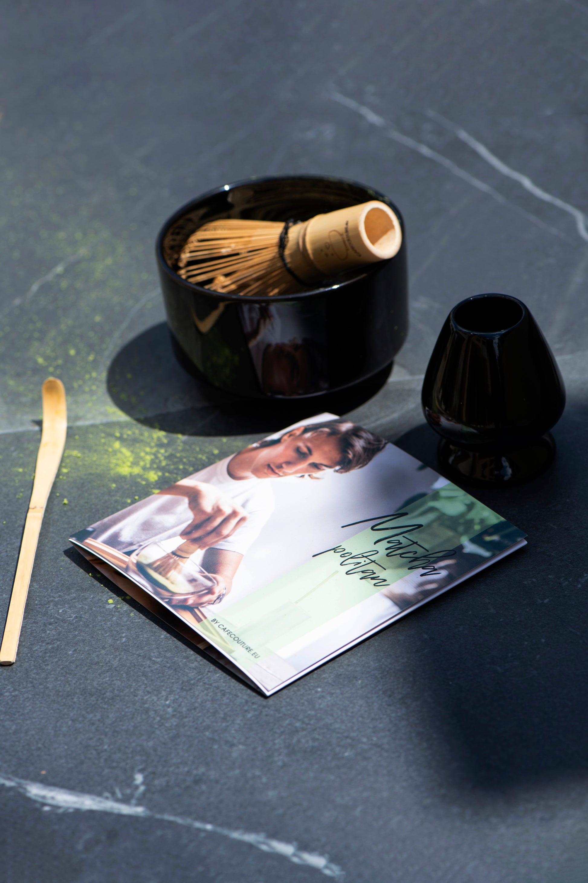 matcha set voor matcha thee poeder maken