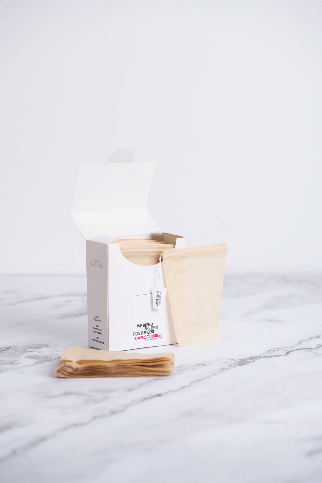 milieuvriendelijke theefilter zakjes