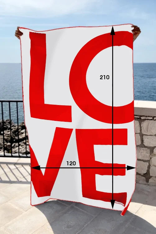 stijlvolle fiber handdoek met opbergmogelijkheid