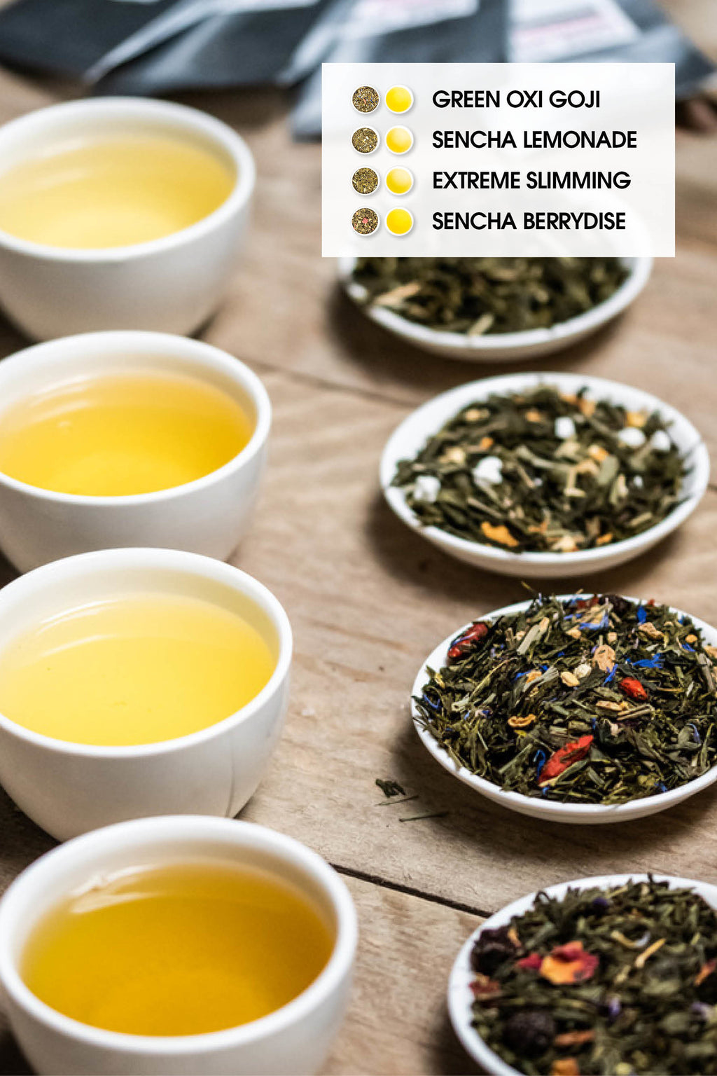 4 GROENE THEE TRY OUT SET