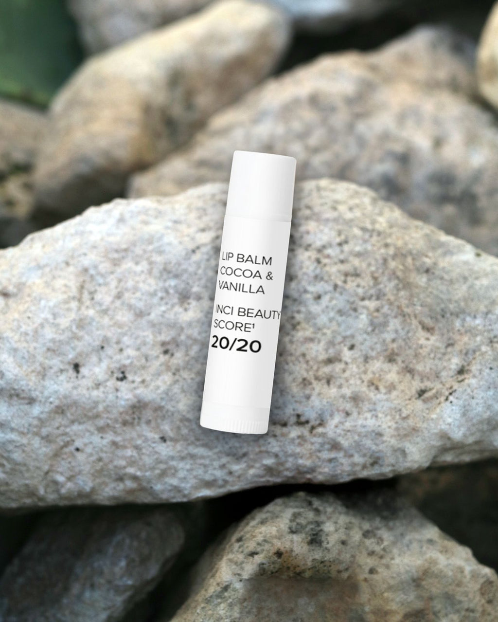 verzorgende natuurlijke lippenbalsem met cacao en vanille